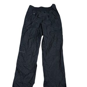 Marmot Men's black rain Pants size s p